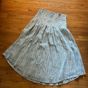 Anthropologie Mauve midi skirt